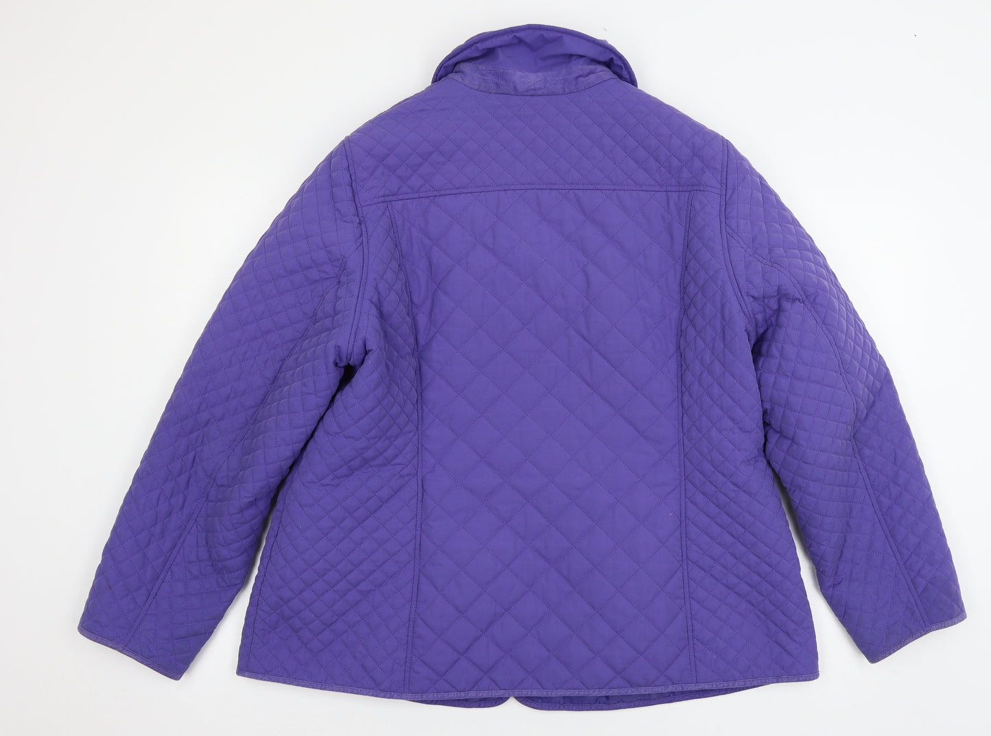 Marks and Spencer Womens Purple   Puffer Jacket Coat Size 18