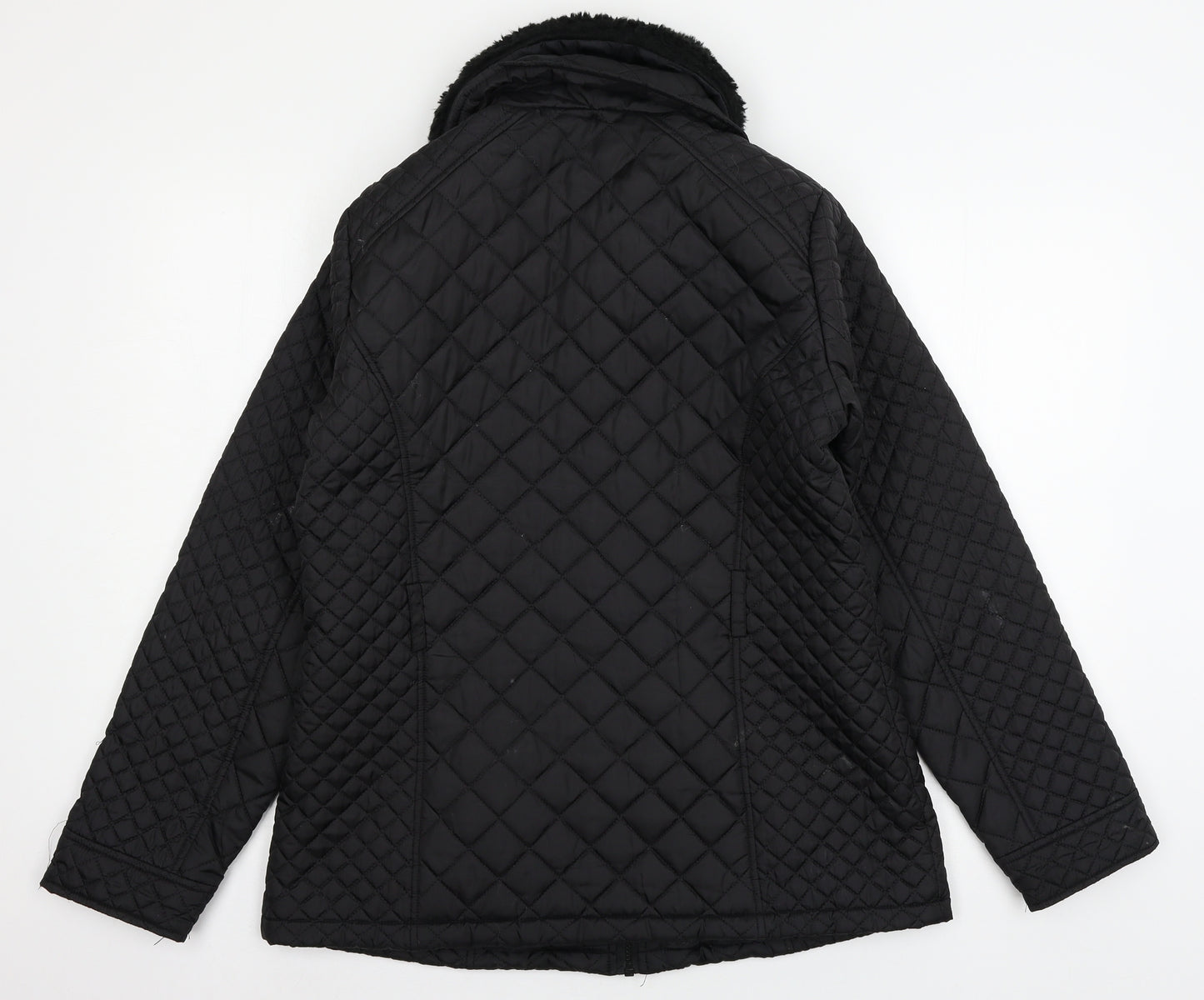 F&F Womens Black   Jacket Coat Size 14