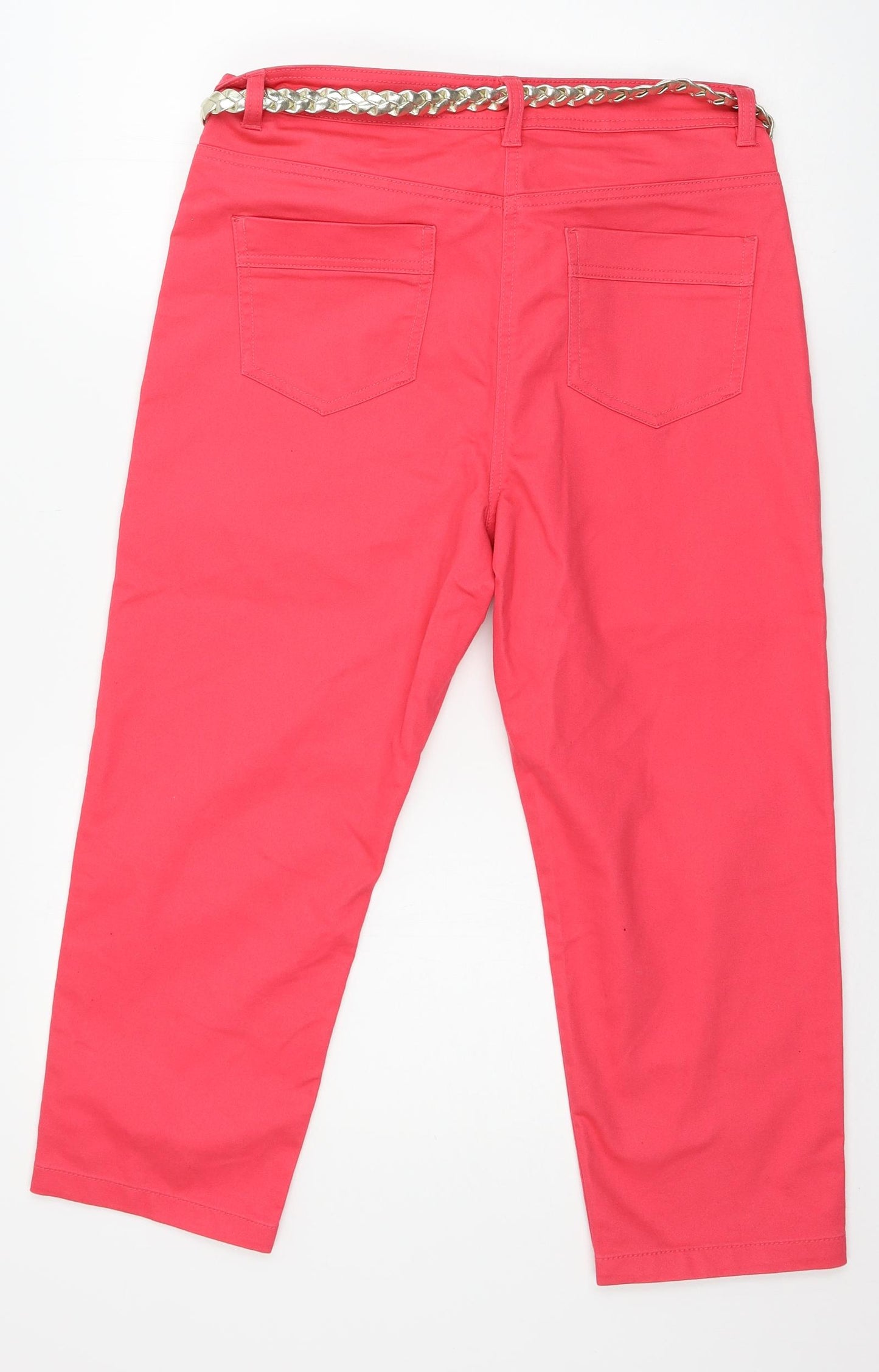 Soon Womens Pink  Denim Skinny Jeans Size 12 L22 in