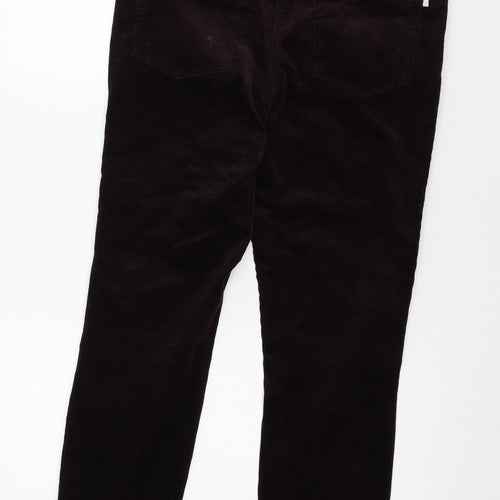 NEXT Womens Purple  Corduroy Skinny Jeans Size 12 L26 in