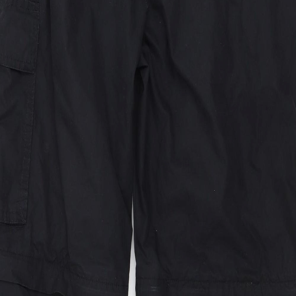 Mountain Warehouse Womens Black   Cargo Trousers Size 10 L29 in