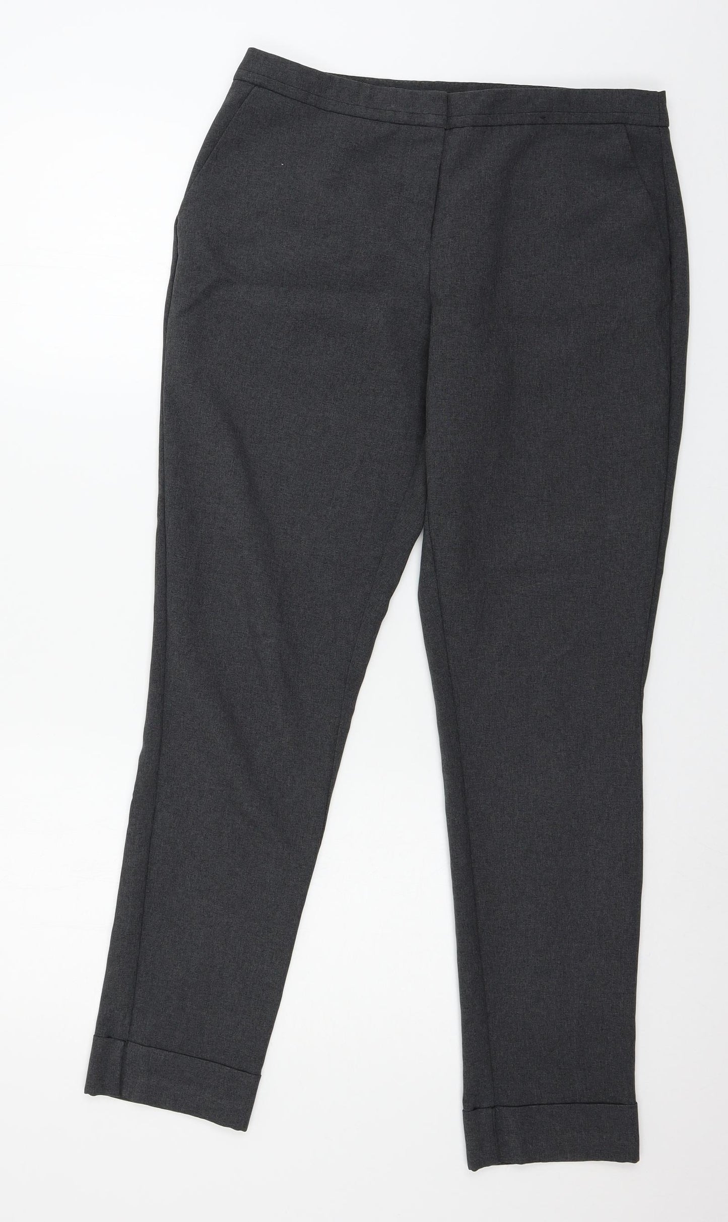 Atmosphere Womens Grey   Trousers  Size 12 L28 in