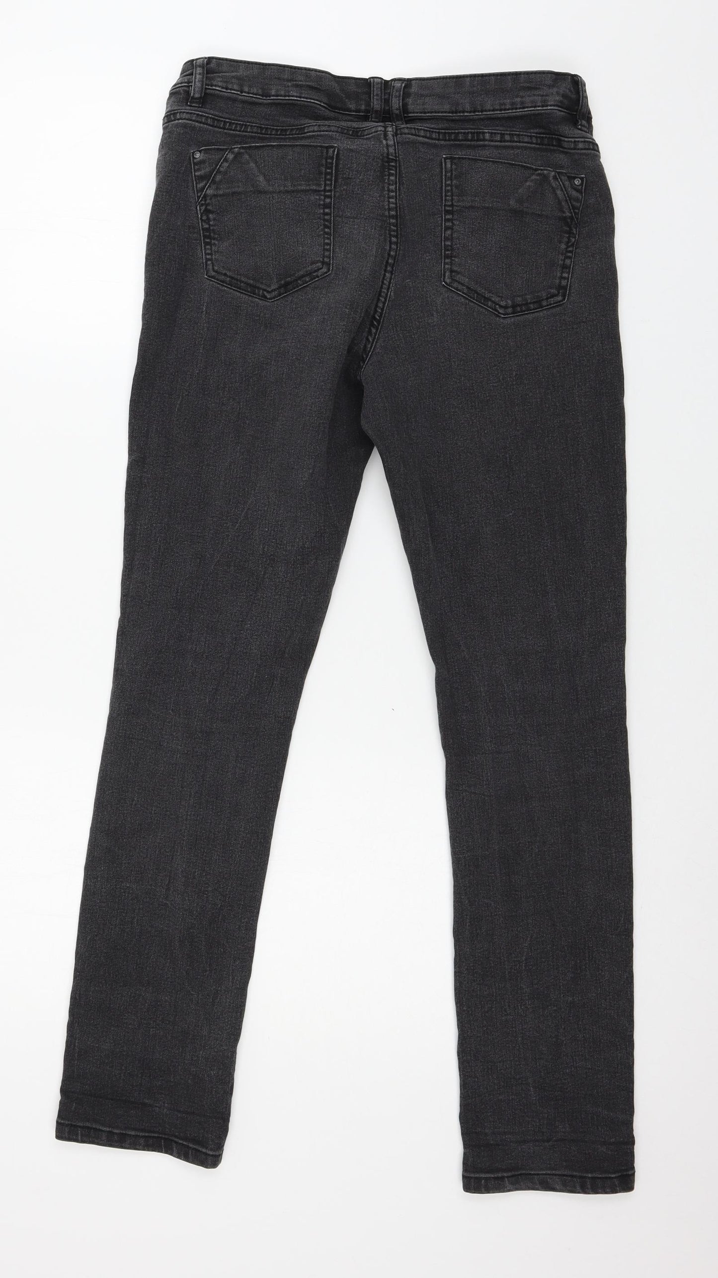 Denim & Co. Womens Blue  Denim Skinny Jeans Size 12 L28 in