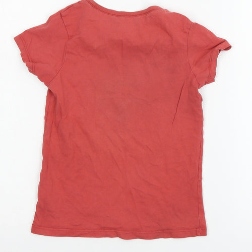 NEXT Boys Red  Jersey Basic T-Shirt Size 6 Years