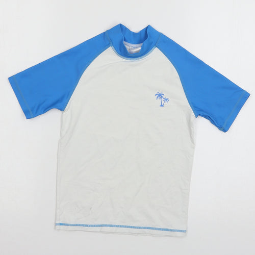 NEXT Boys White  Jersey Basic T-Shirt Size 8 Years
