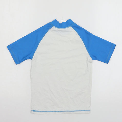 NEXT Boys White  Jersey Basic T-Shirt Size 8 Years
