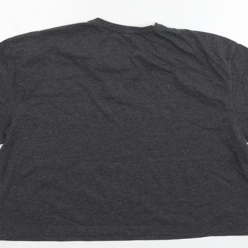 New Look Girls Grey  Jersey Basic T-Shirt Size M  - Bust doing nothing