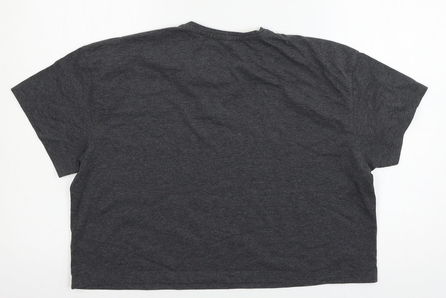 New Look Girls Grey  Jersey Basic T-Shirt Size M  - Bust doing nothing