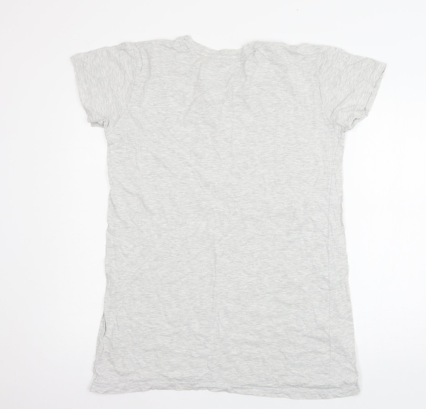 Love to Lounge Womens Grey Geometric Jersey Top Dress Size 10  - Friends