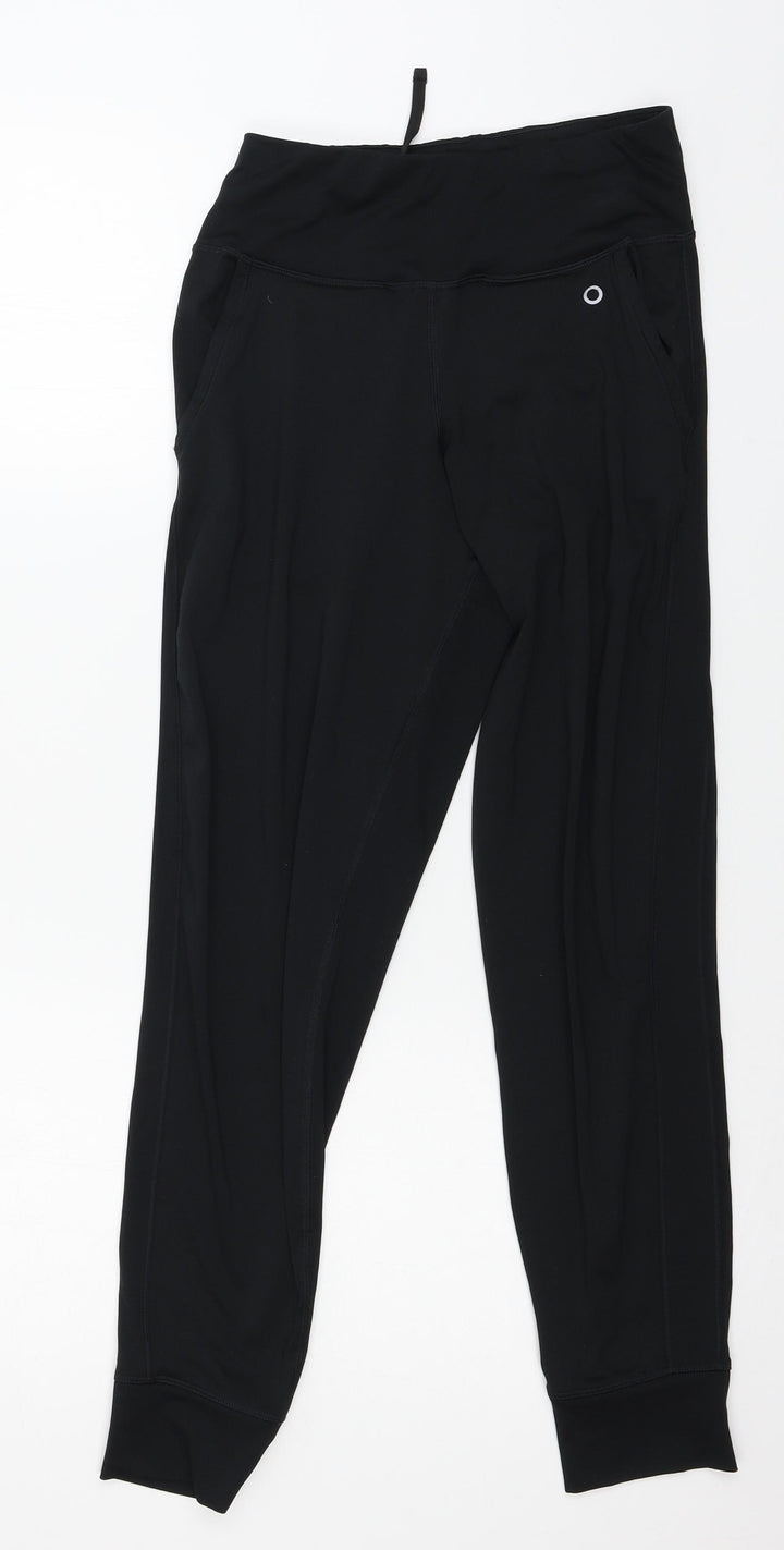 Marks and Spencer Womens Black Jersey Capri Leggings Size 8 L26 in