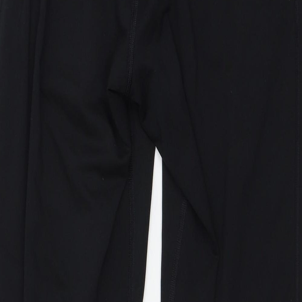 Marks and Spencer Womens Black  Jersey Capri Leggings Size 8 L26 in