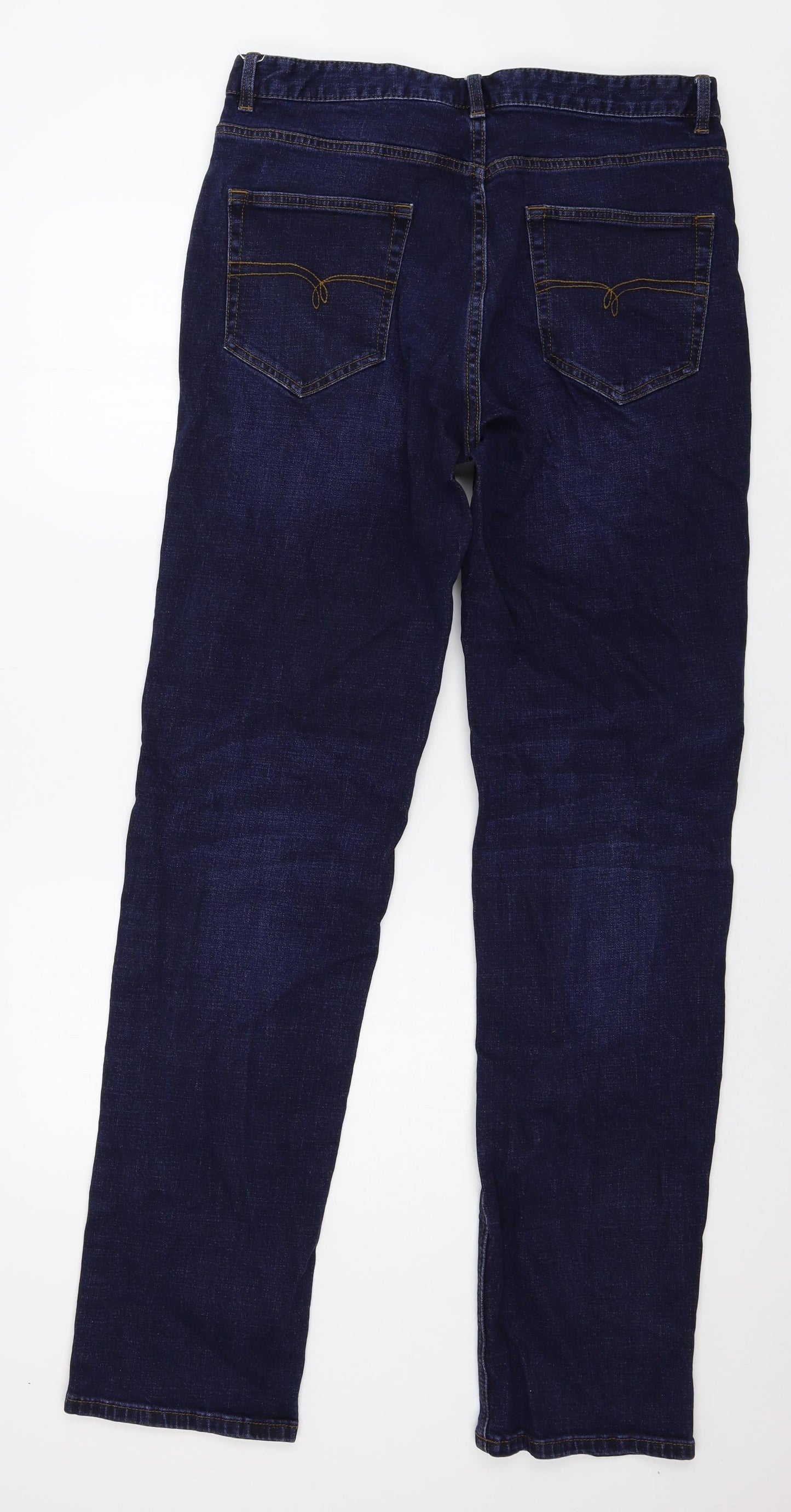 NEXT Mens Blue  Denim Straight Jeans Size 34 in L34 in