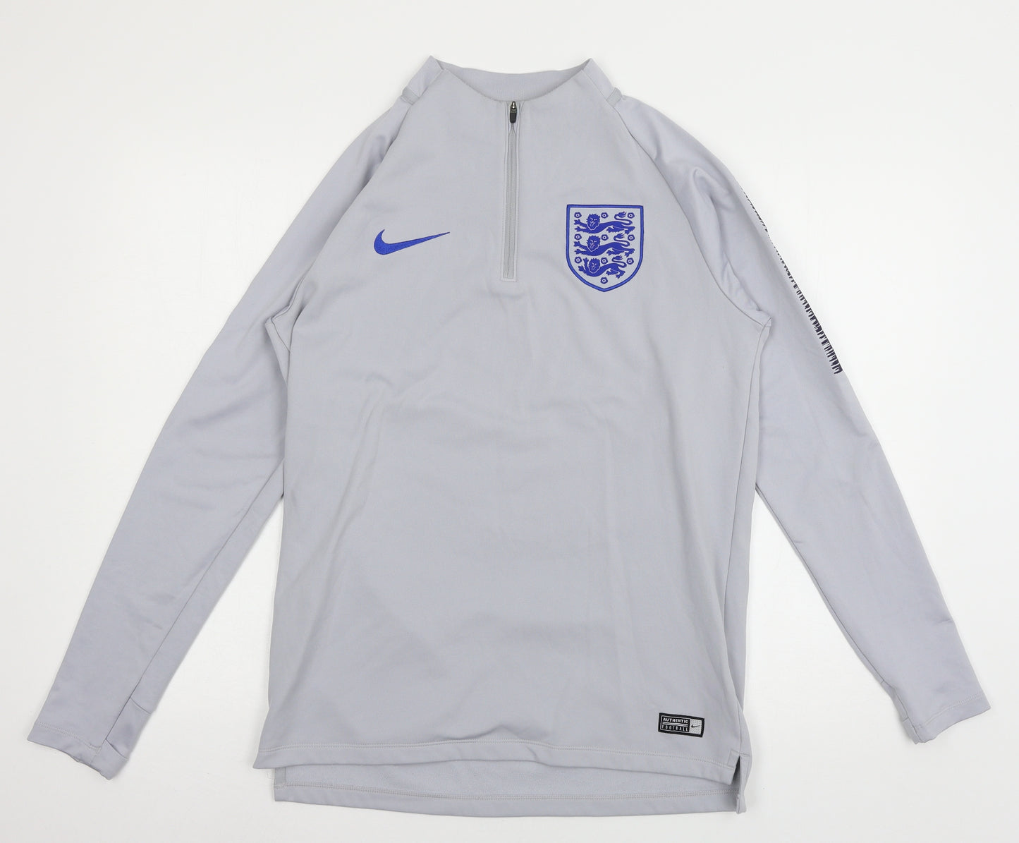 Nike Mens Grey  Jersey Pullover Sweatshirt Size M  - England football