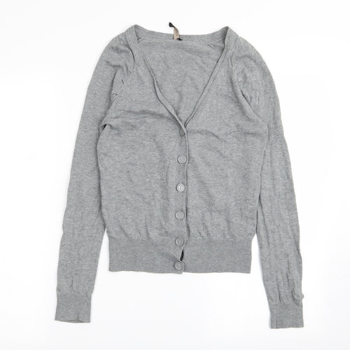Topshop Girls Grey   Cardigan Jumper Size 8 Years