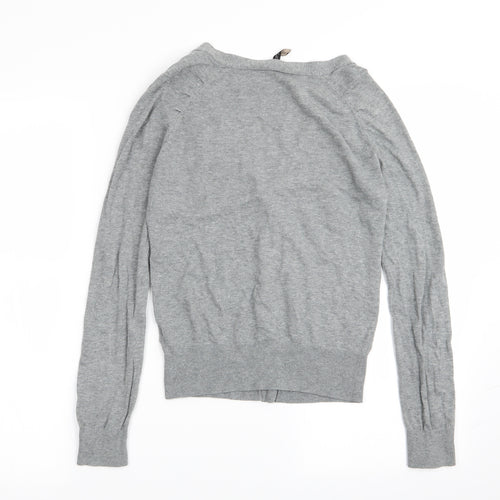 Topshop Girls Grey   Cardigan Jumper Size 8 Years