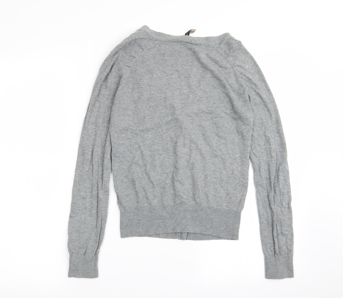 Topshop Girls Grey   Cardigan Jumper Size 8 Years