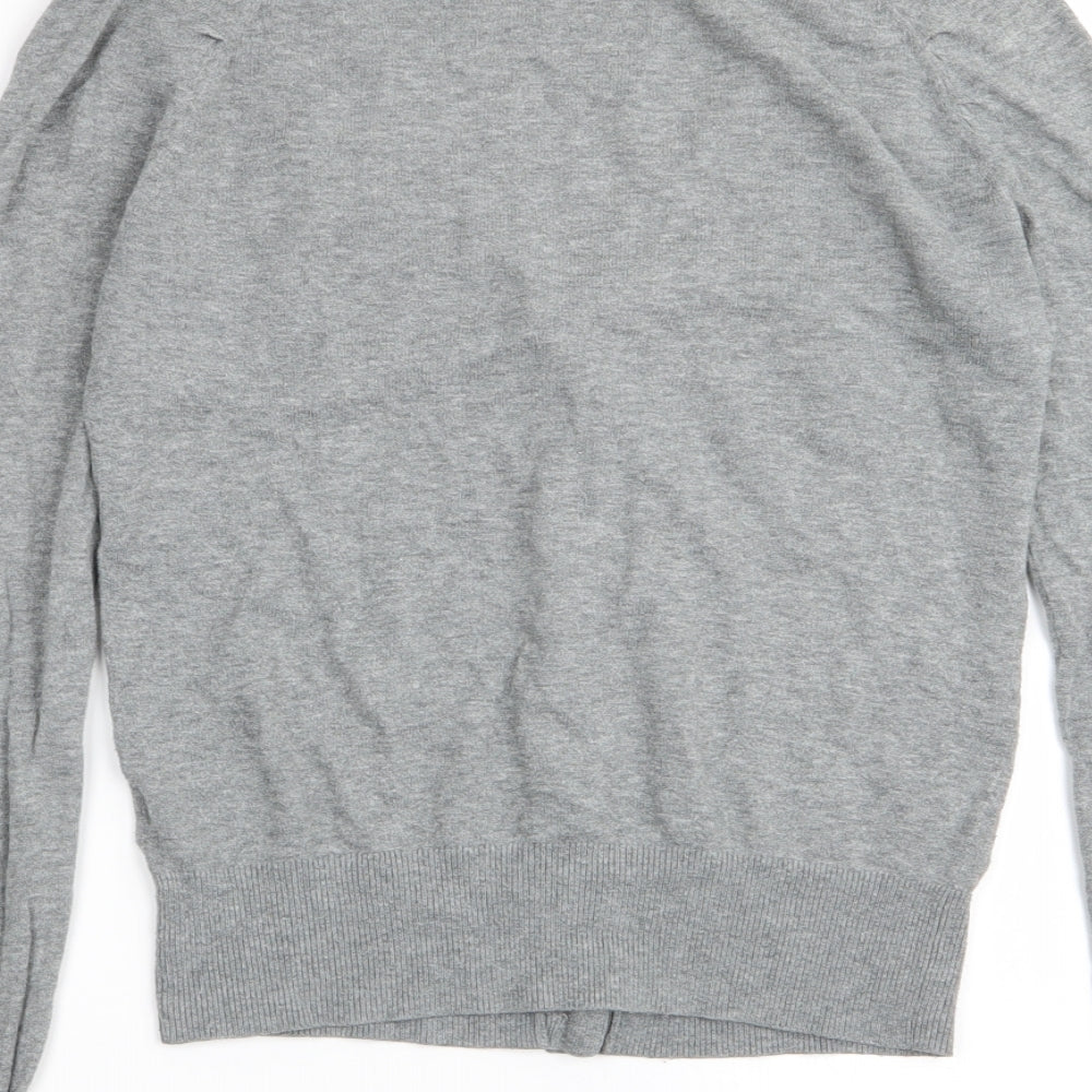 Topshop Girls Grey   Cardigan Jumper Size 8 Years