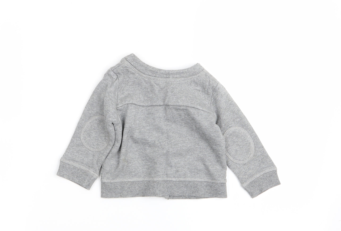 mini ckub Boys Grey   Cardigan Jumper Size 6-9 Months