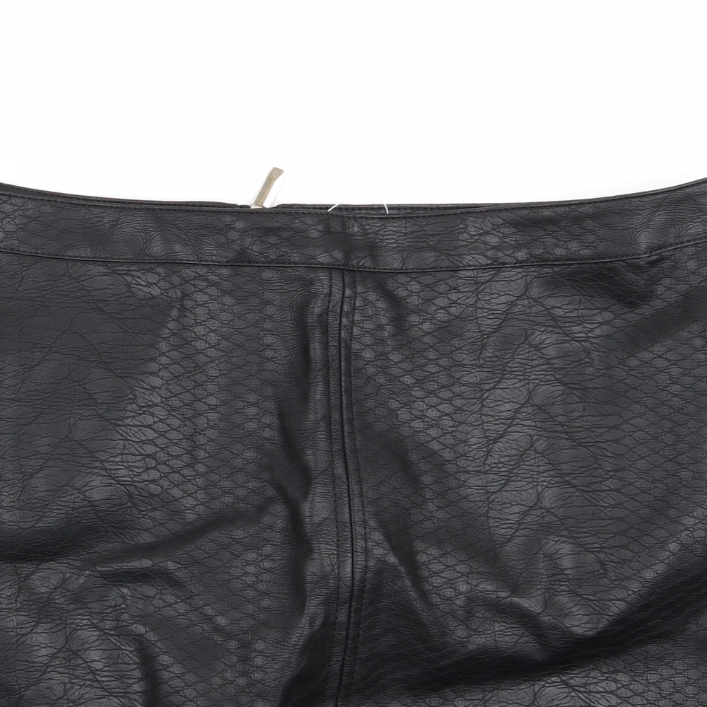 F&F Womens Black   Flare Skirt Size 12