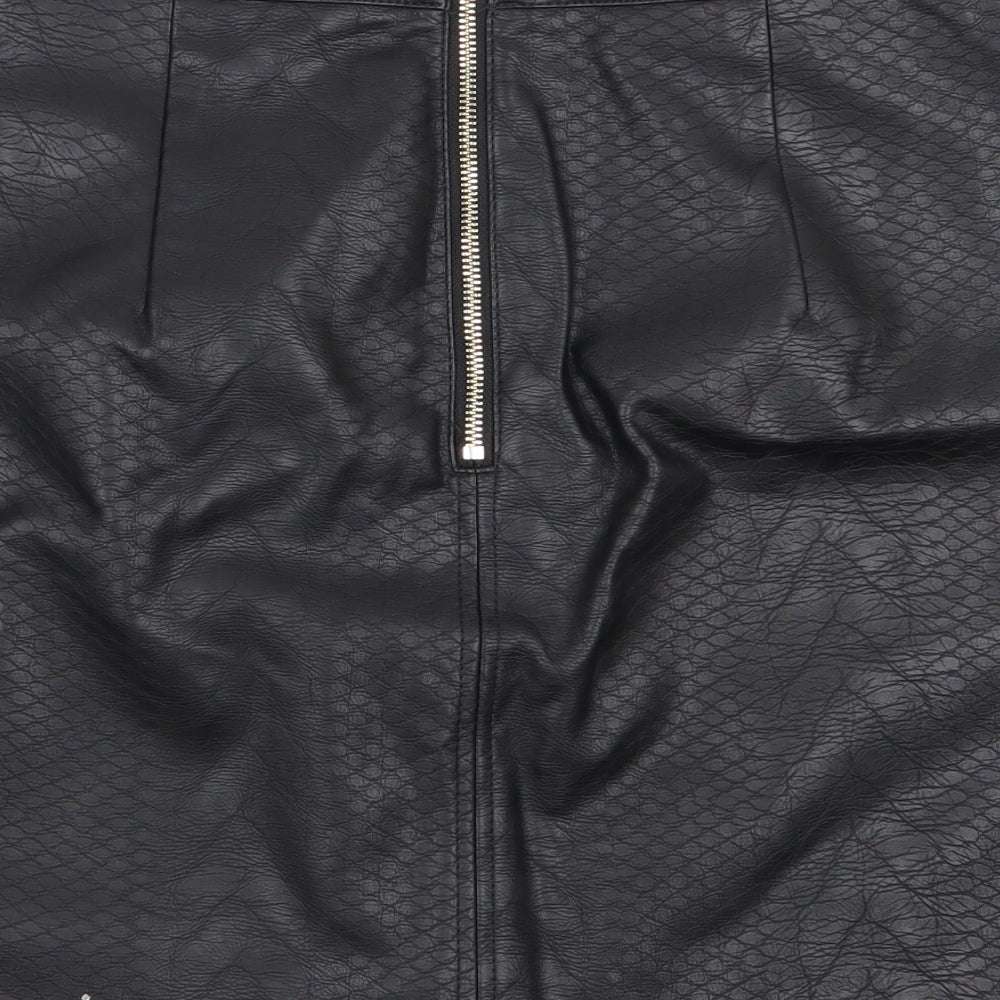 F&F Womens Black   Flare Skirt Size 12