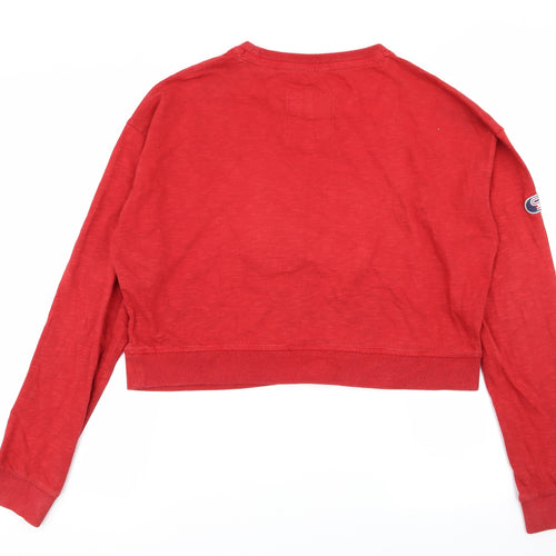 Superdry Womens Red   Pullover Jumper Size XS