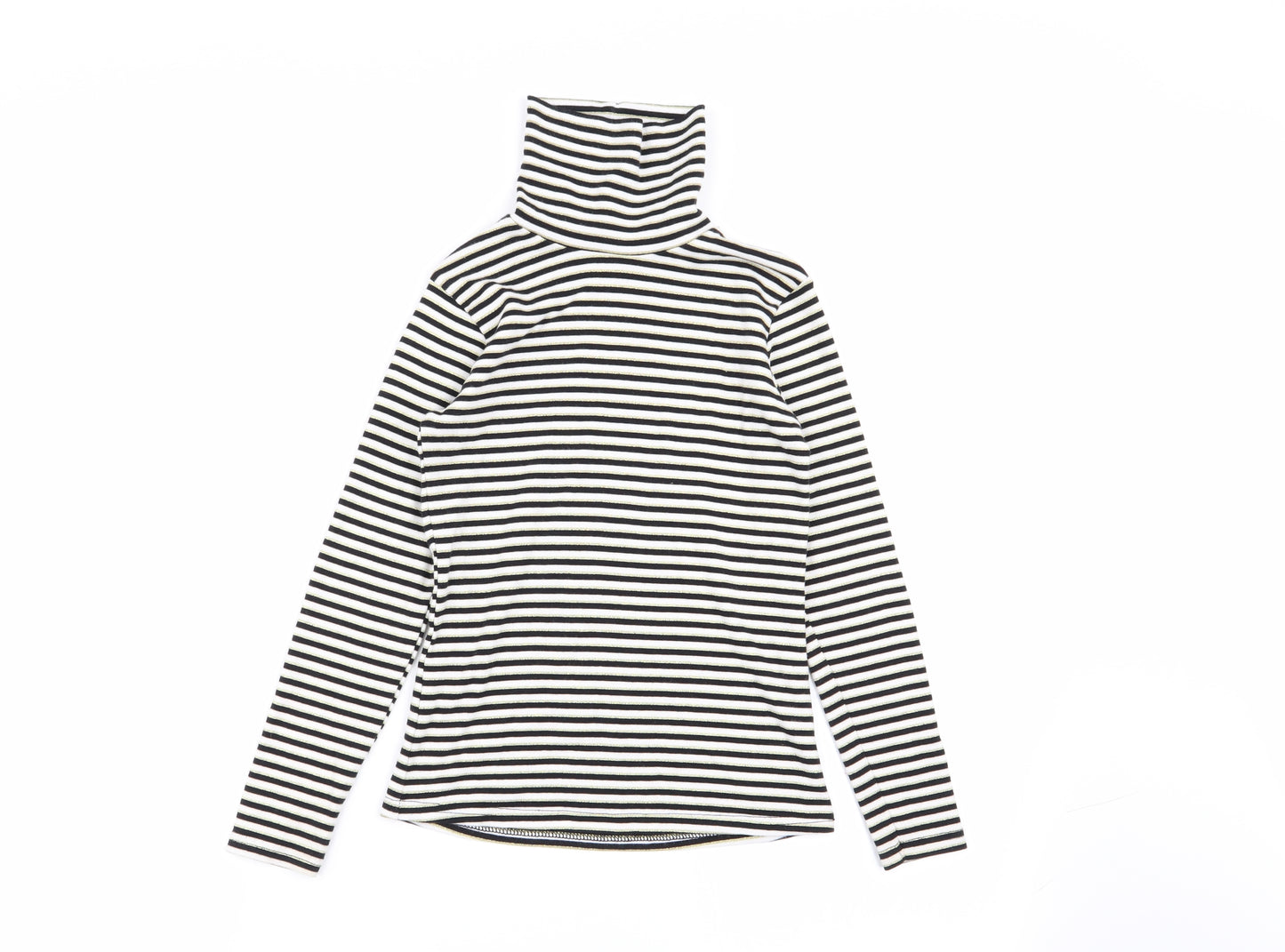 Asda George Girls Multicoloured Striped  Basic T-Shirt Size 8-9 Years