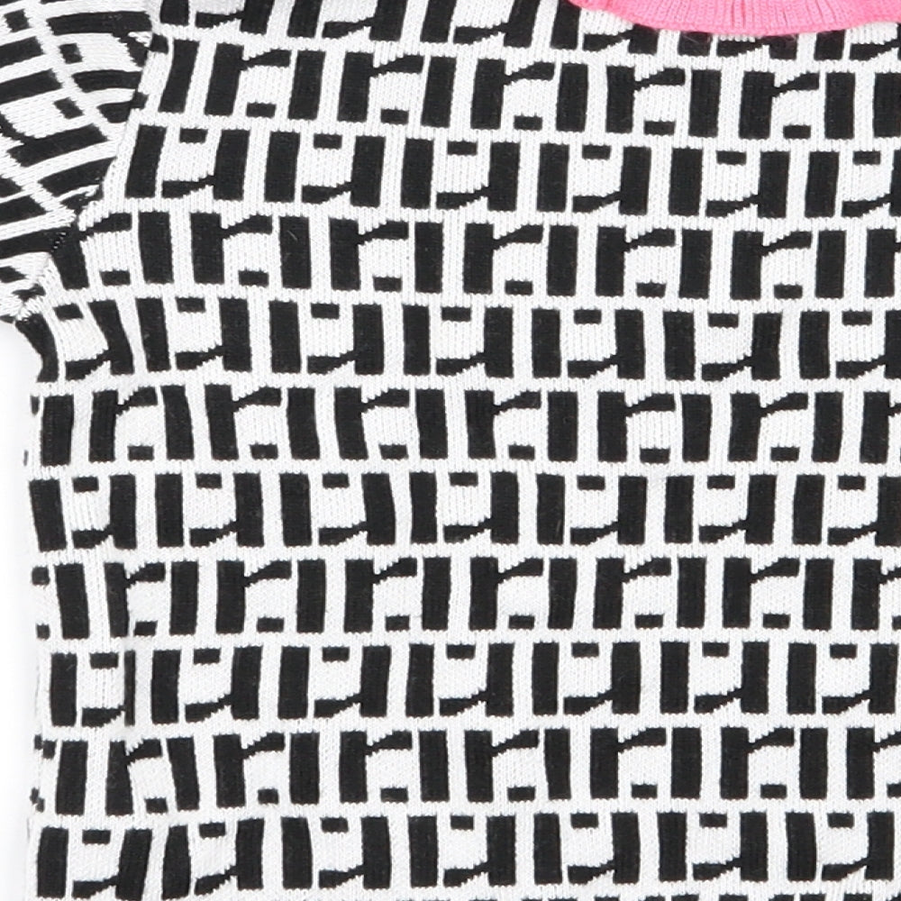 River Island Girls Multicoloured Geometric  Basic Polo Size 2-3 Years