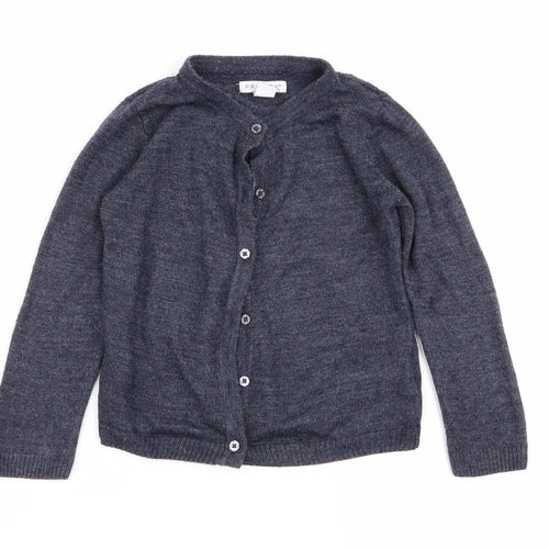 Primark Girls Blue   Cardigan Jumper Size 5-6 Years