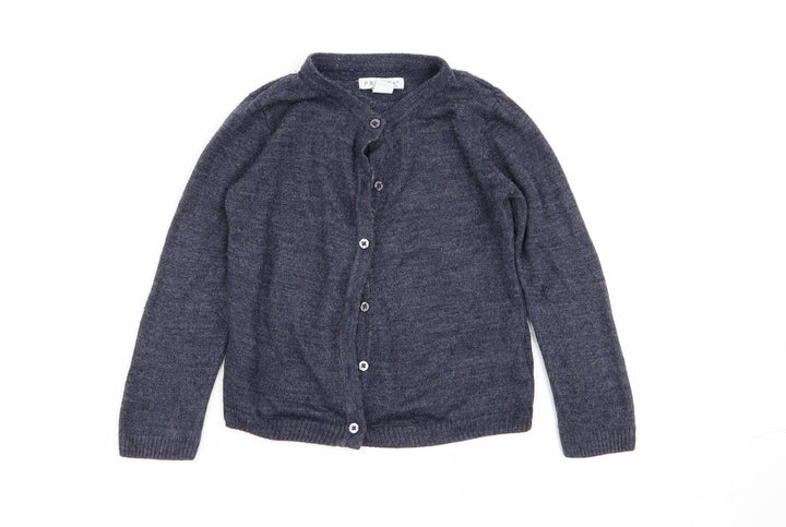 Primark Girls Blue   Cardigan Jumper Size 5-6 Years