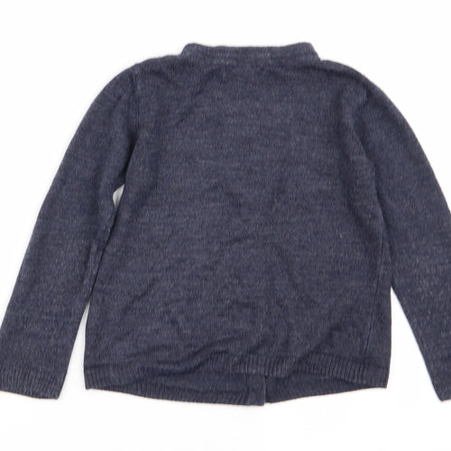 Primark Girls Blue   Cardigan Jumper Size 5-6 Years