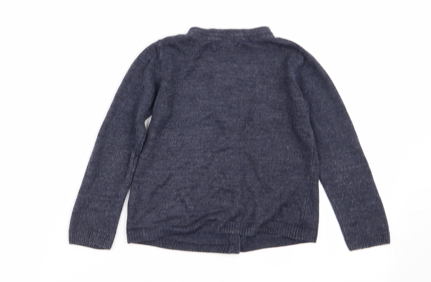 Primark Girls Blue   Cardigan Jumper Size 5-6 Years