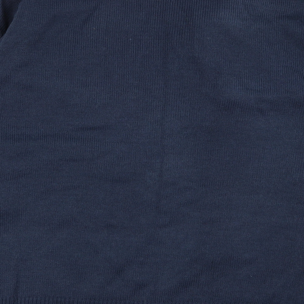TU Mens Blue Polka Dot  Pullover Jumper Size L  - CHRISMTAS