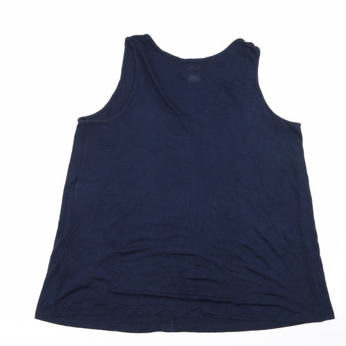 ESMARA Womens Blue   Basic Tank Size 18
