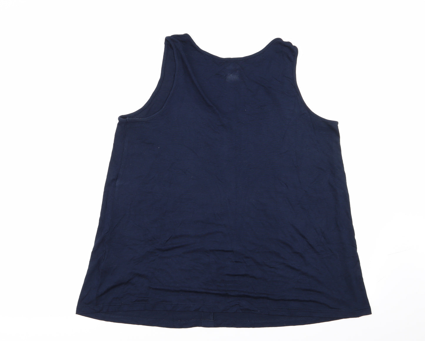 ESMARA Womens Blue   Basic Tank Size 18
