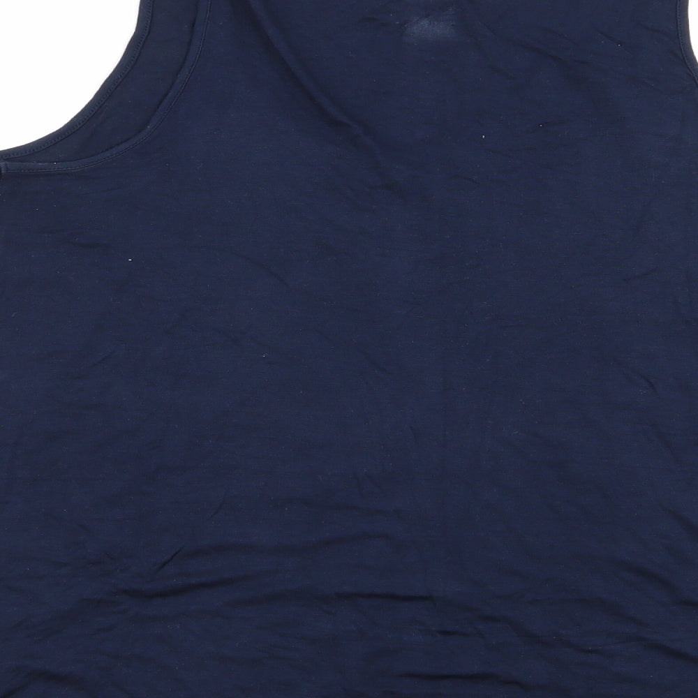 ESMARA Womens Blue   Basic Tank Size 18