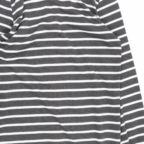 Preworn Womens Multicoloured Striped  Cardigan Jumper Size M