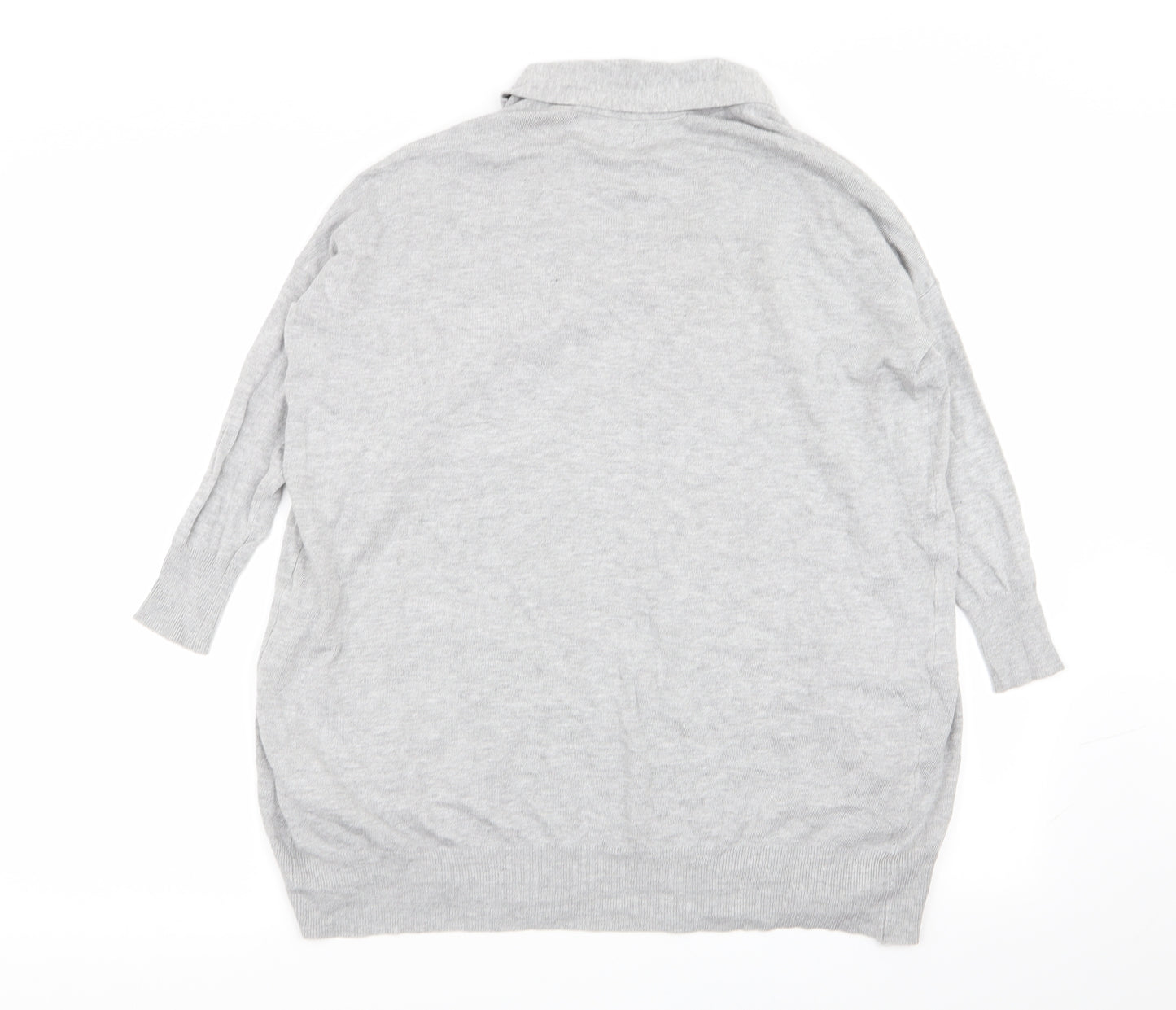 Primark Womens Grey   Cardigan Jumper Size 6