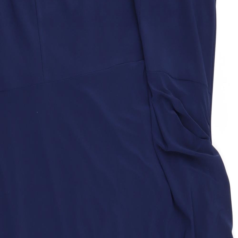 Joanna Hope Womens Blue   Fit & Flare  Size 24