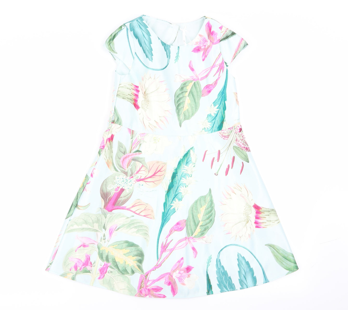 NEXT Girls Multicoloured Floral  Fit & Flare  Size 8 Years