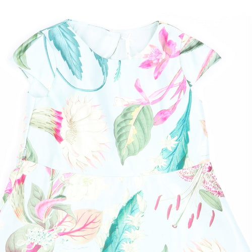NEXT Girls Multicoloured Floral  Fit & Flare  Size 8 Years