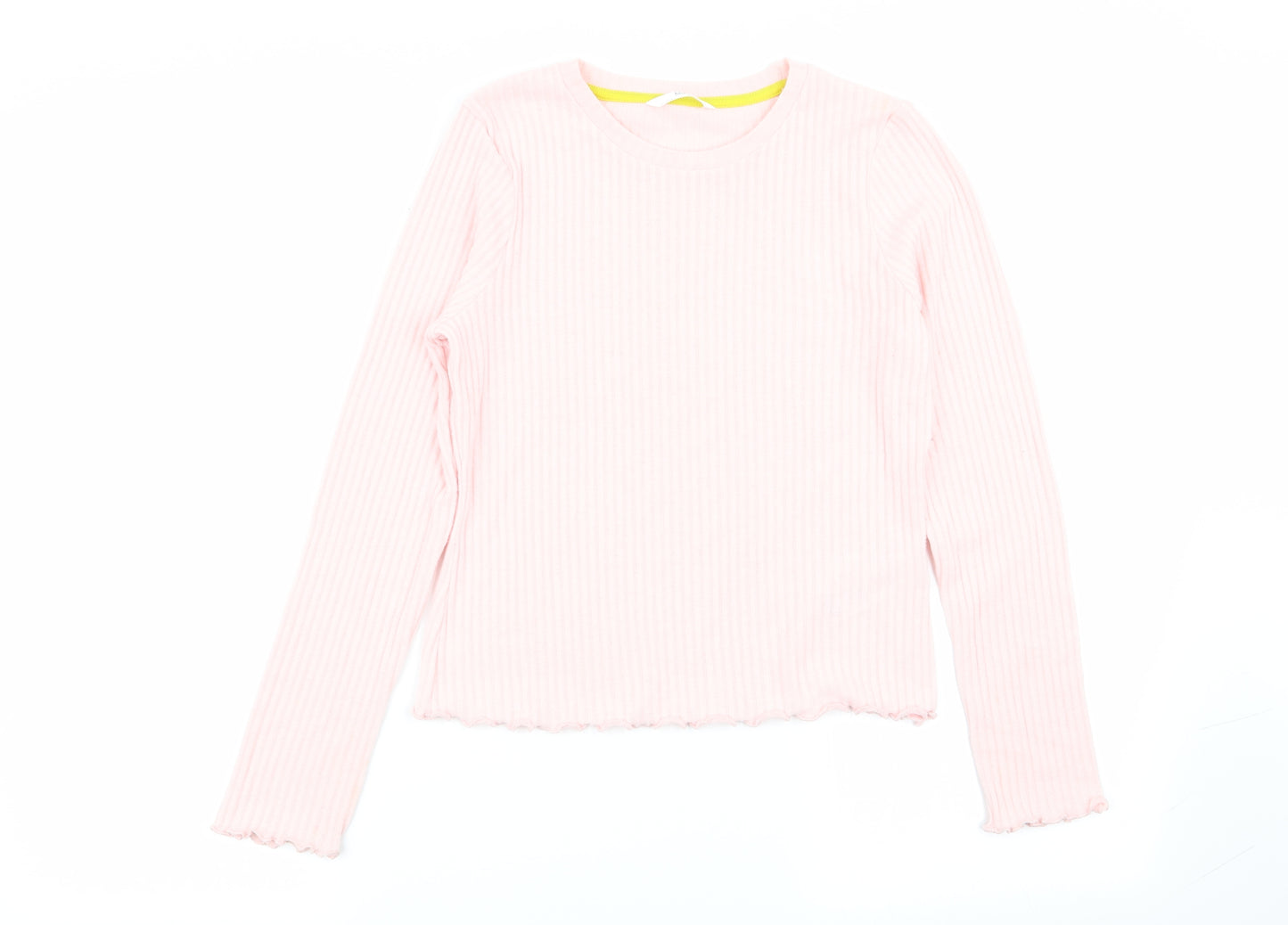 M&S Girls Pink   Basic T-Shirt Size 11-12 Years