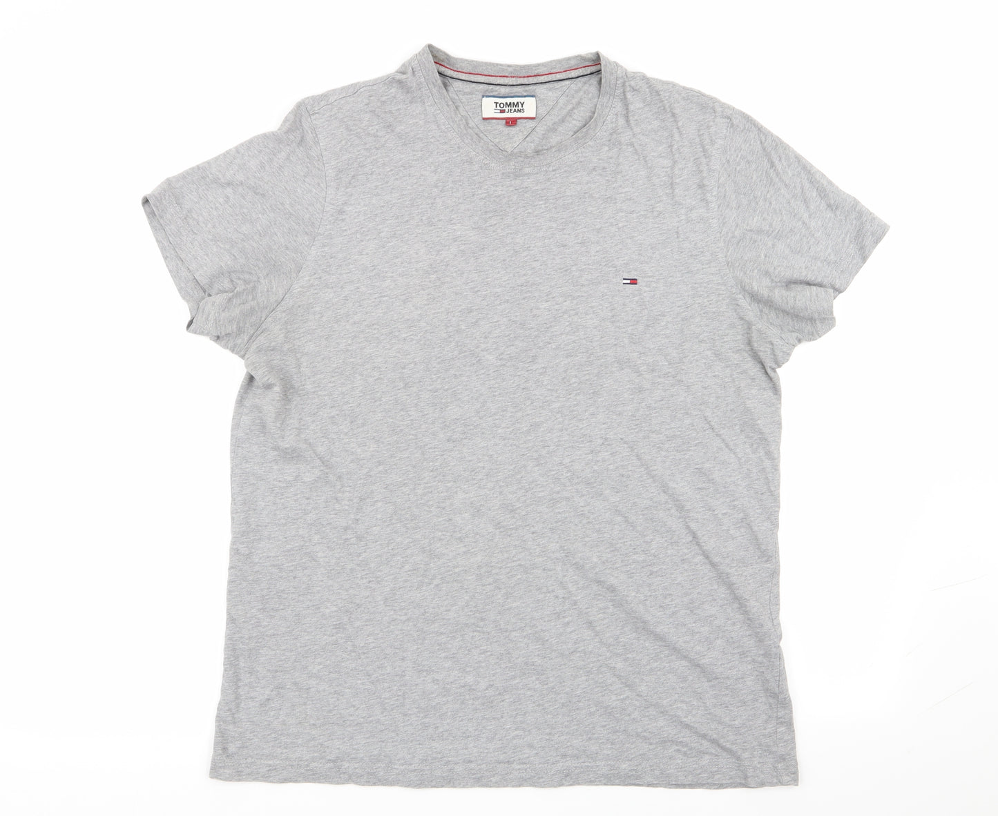 tommy jeans Mens Grey    T-Shirt Size L