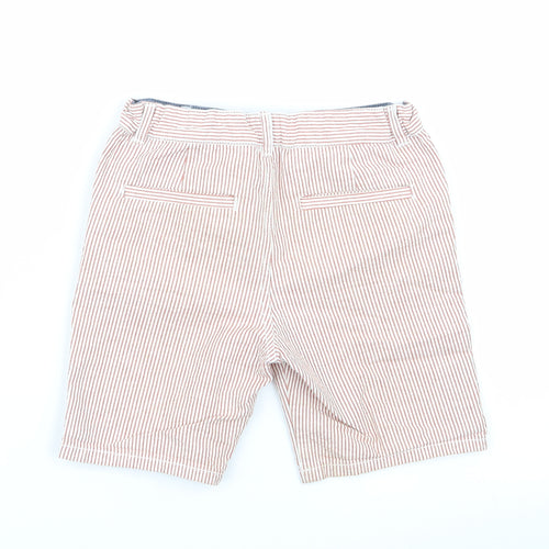 F&F Boys Multicoloured Striped  Chino Shorts Size 5-6 Years