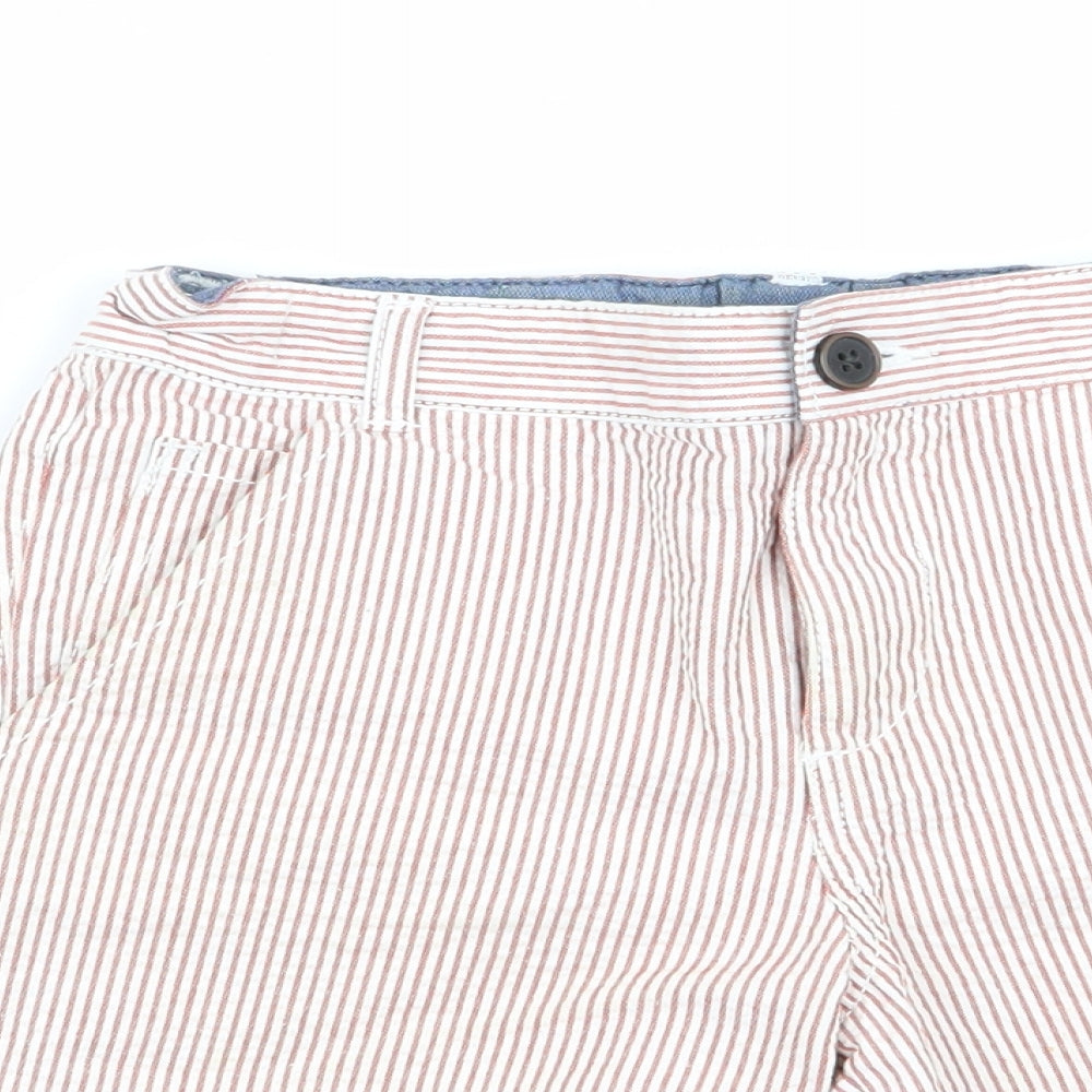 F&F Boys Multicoloured Striped  Chino Shorts Size 5-6 Years
