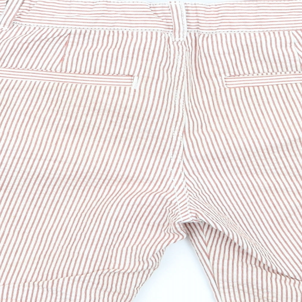 F&F Boys Multicoloured Striped  Chino Shorts Size 5-6 Years