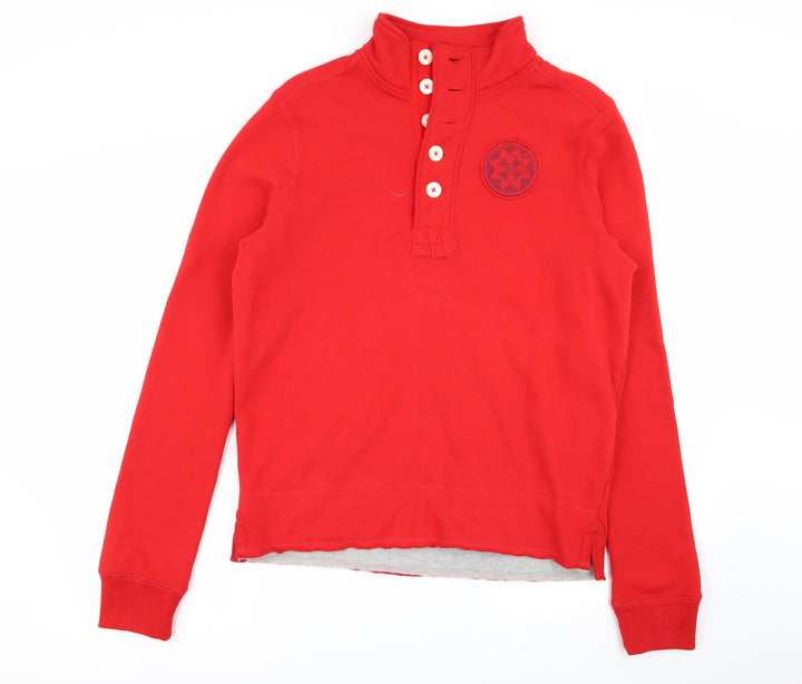 Urban Beach Mens Red Pullover Jumper Size S