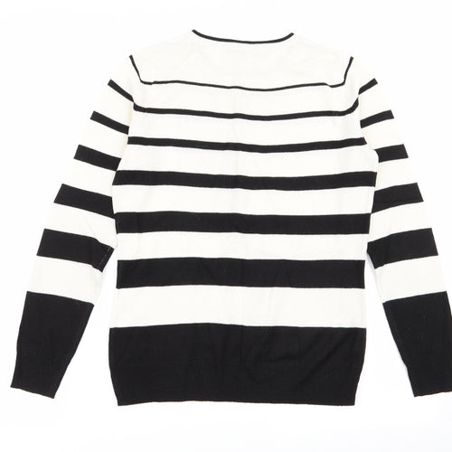 by very Womens Multicoloured Striped  Pullover Jumper Size 8