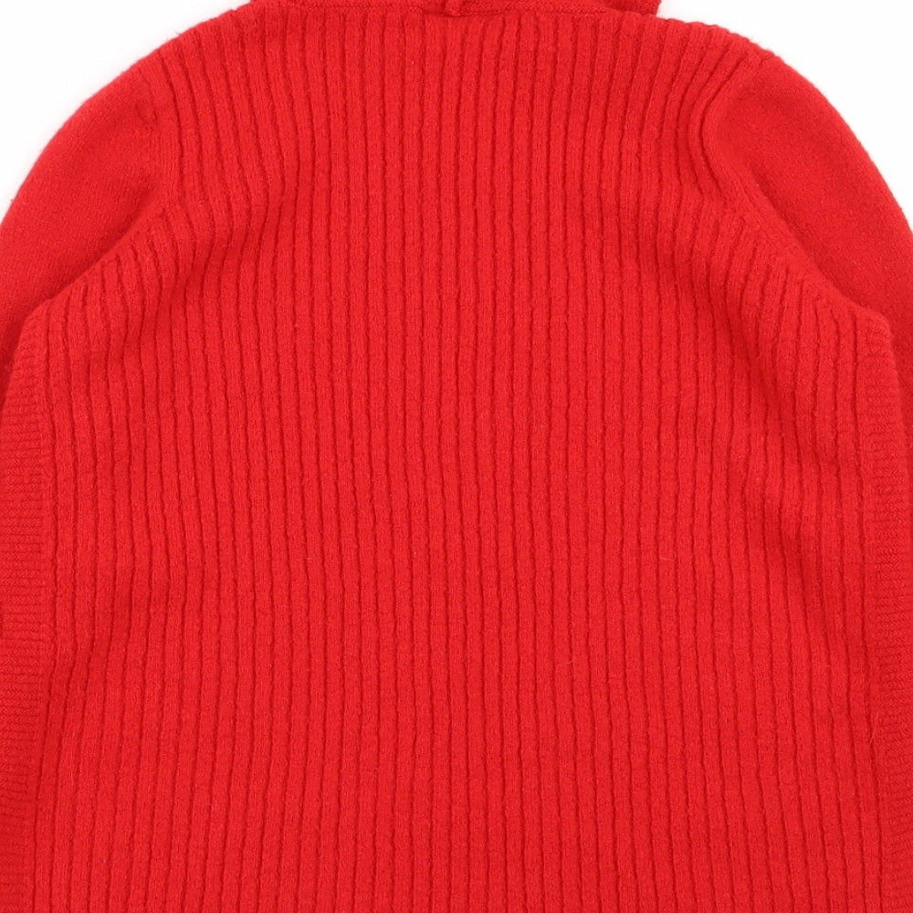 Wallis Womens Red   Pullover Jumper Size S