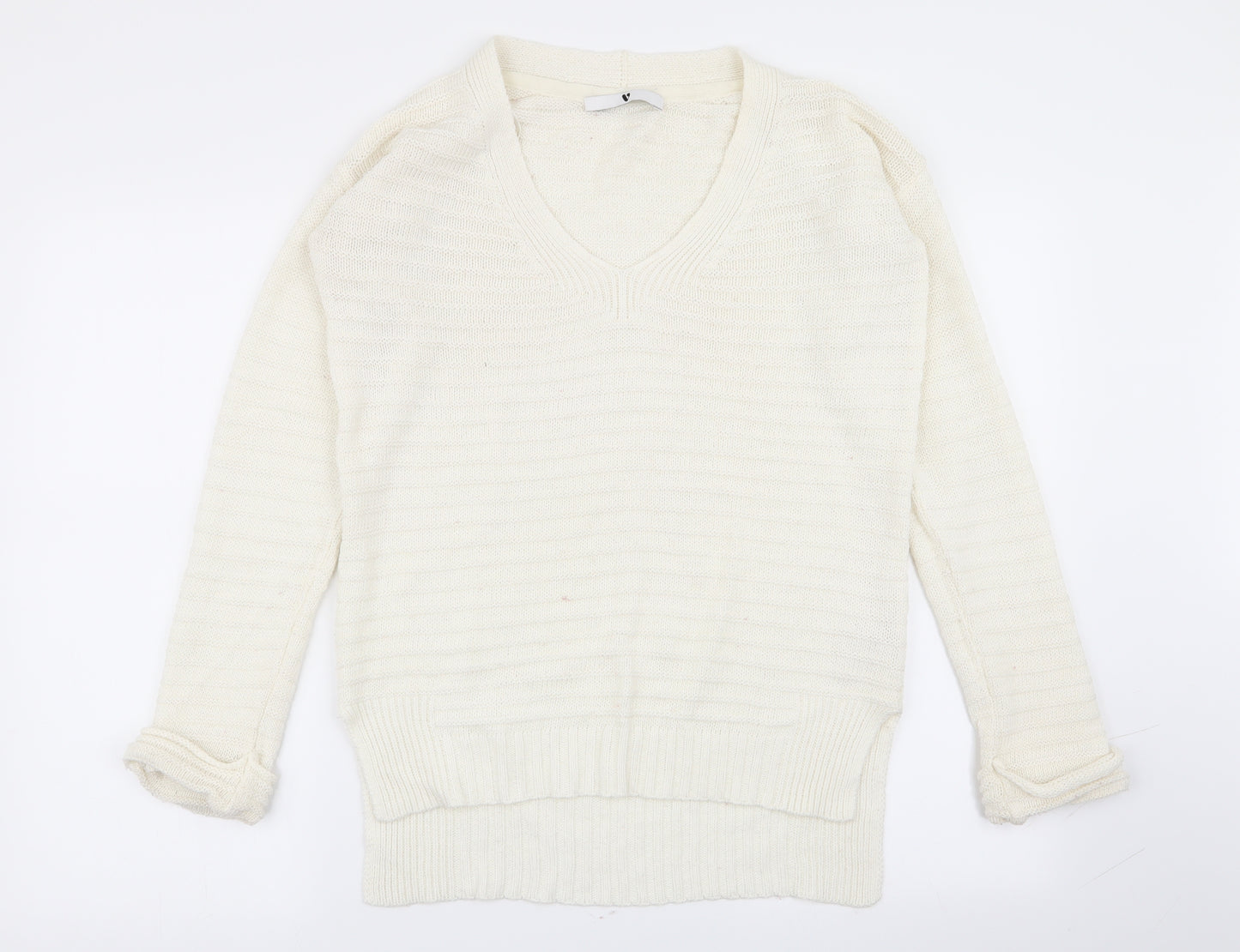 by very Womens White   Pullover Jumper Size 8
