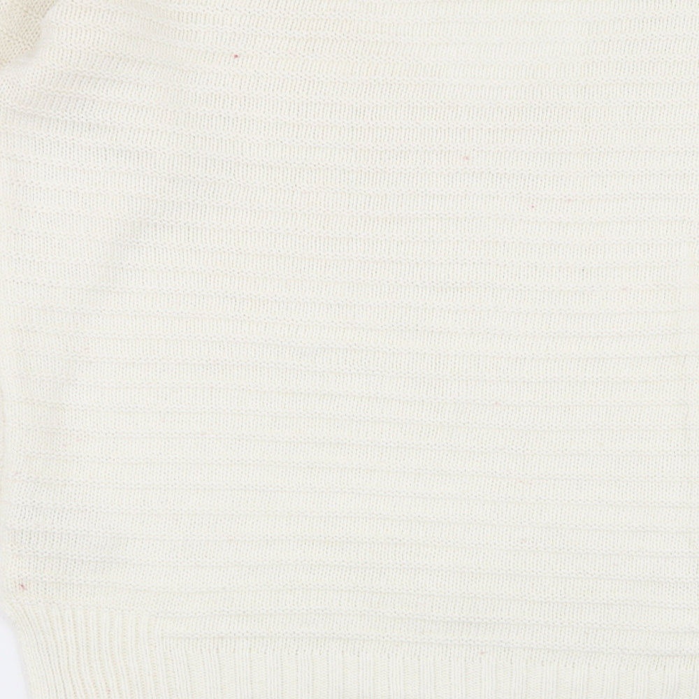 by very Womens White   Pullover Jumper Size 8